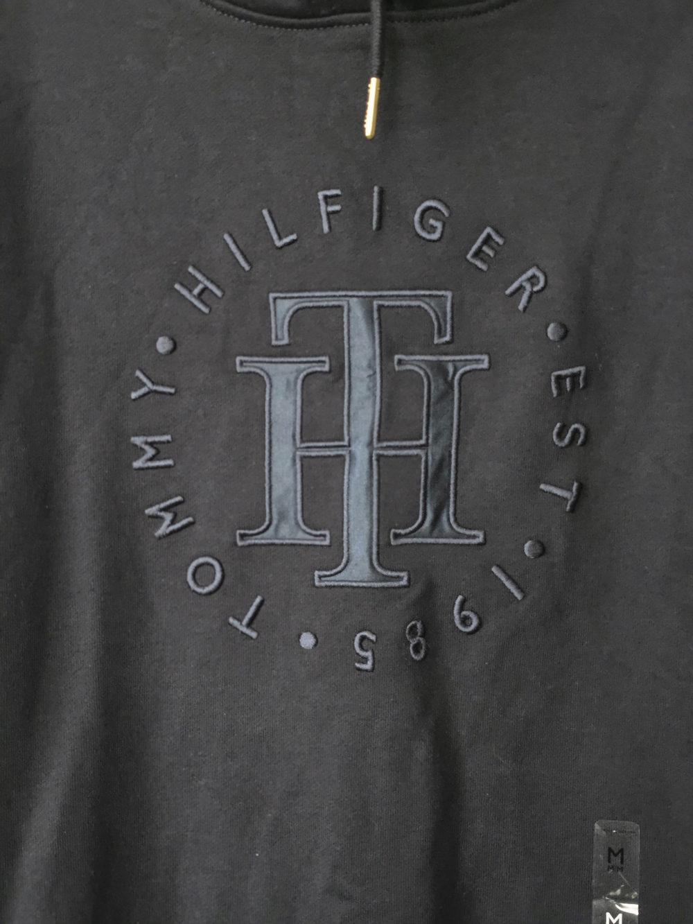 NWT Tommy Hilfiger Navy Hooded Sweatshirt Dress - Picture 2 of 3